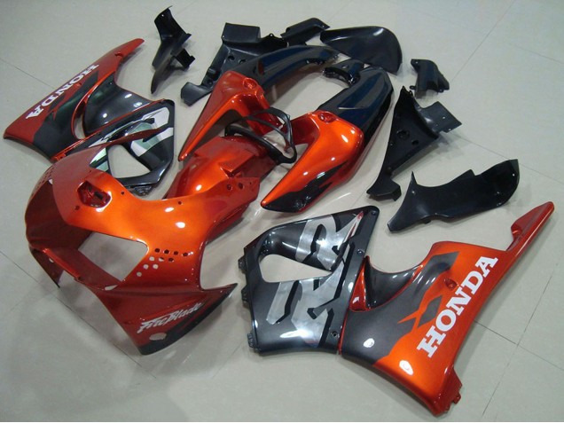 Beste Honda CBR900RR 919 Motorrad Verkleidung 1998-1999 - Orange Grau