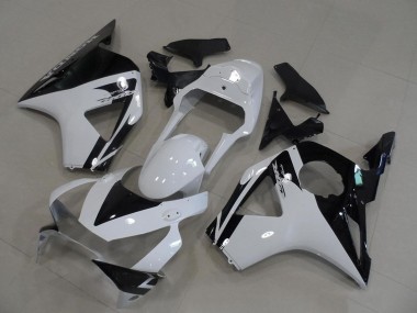 Beste Honda CBR900RR 954 Motorrad Verkleidung 2002-2003 - Weiss Glanzendes Schwarz