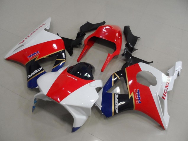 Beste Honda CBR900RR 954 Motorrad Verkleidung 2002-2003 - Rot Weiss Dunkel Blau