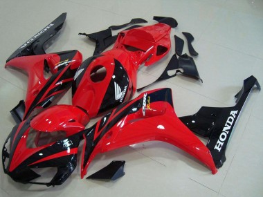 Beste Honda CBR1000RR Motorrad Verkleidung Kit 2006-2007 - Rot Glanzendes Schwarz
