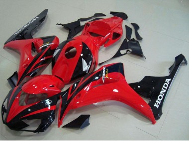 Beste Honda CBR1000RR Motorrad Verkleidung Kit 2006-2007 - Rot Glanzendes Schwarz