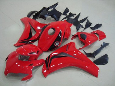 Beste Honda CBR1000RR Motorrad Verkleidung Kit 2008-2011 - Rot Glanzendes Schwarz OEM Stil