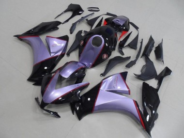 Beste Honda CBR1000RR Motorrad Verkleidung 2012-2016 - Hellviolett Glanzendes Schwarz Rot
