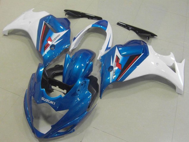 Beste Suzuki GSX650F Motorrad Verkleidung 2008-2013 - Weiss Blau
