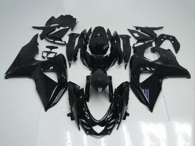 Beste Suzuki GSXR 1000 Motorrad Verkleidung Kit 2009-2016 - Glanzendes Schwarz