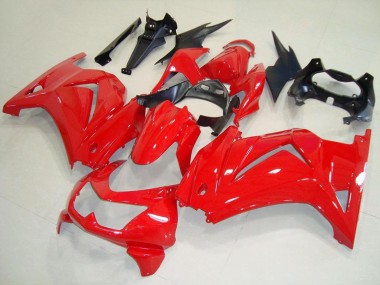 Beste Kawasaki ZX250R Motorrad Verkleidung 2008-2012 - Rot Schwarz
