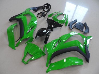 Beste Kawasaki ZX10R Motorrad Verkleidung 2011-2015 - Grun Schwarz OEM Stil