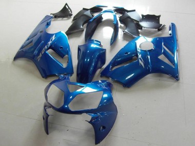 Beste Kawasaki ZX12R Motorrad Verkleidung 2002-2006 - Blau OEM Stil