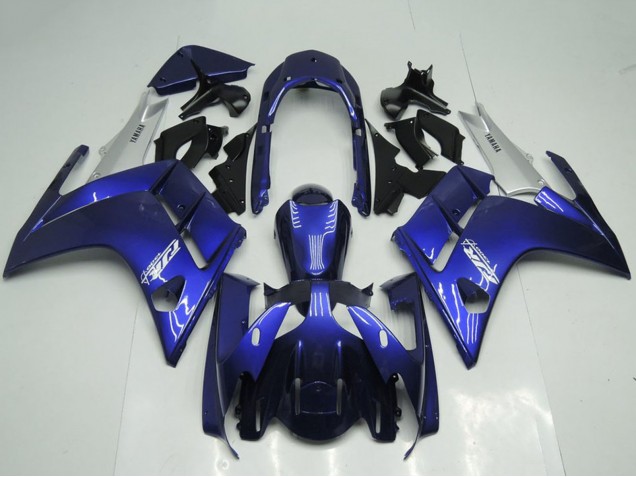 Beste Yamaha FJR1300 Motorrad Verkleidung 2001-2006 - Blau Silber