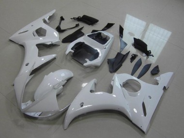 Beste Yamaha YZF R6 Motorrad Verkleidung 2003-2004 - Glanzendes Weiss