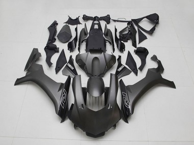 Beste Yamaha YZF R1 Motorrad Verkleidung 2015-2019 - Matt Schwarz Glanzendes Schwarz