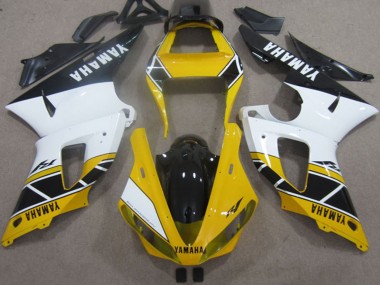 Beste Yamaha YZF R1 Motorrad Verkleidung 2000-2001 - Gelb Weiss Schwarz