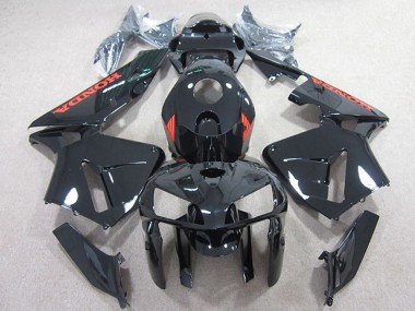 Beste Honda CBR600RR Motorrad Verkleidung 2005-2006 - Schwarz mit Rot