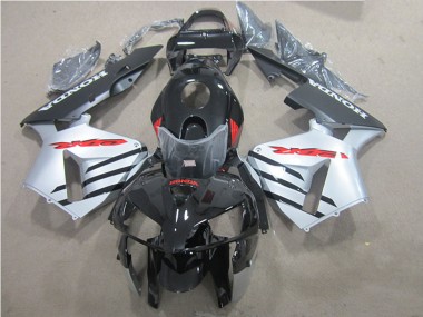 Beste Honda CBR600RR Motorrad Verkleidung 2005-2006 - Glanzendes Schwarz Silber Rot
