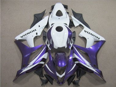 Beste Honda CBR600RR Motorrad Verkleidung 2007-2008 - Weiss Lila