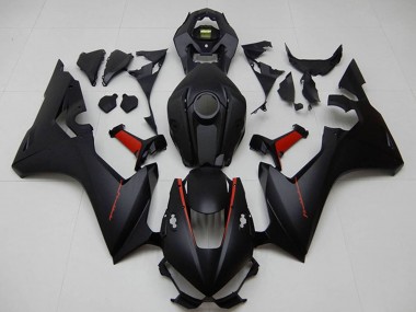 Beste Honda CBR1000RR Motorrad Verkleidung 2017-2023 - Matt Schwarz Rot