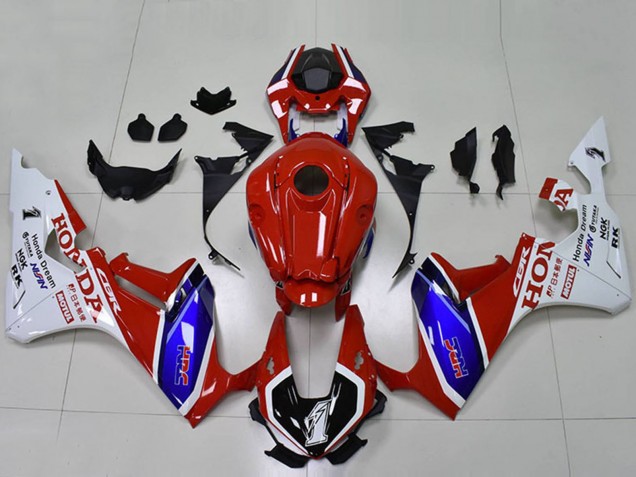 Beste Honda CBR1000RR Motorrad Verkleidung 2017-2023 - Weiss Rot Blau Schwarz HRC