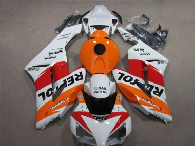 Beste Honda CBR1000RR Motorrad Verkleidung 2004-2005 - Weiss Orange Rot Schwarz Repsol