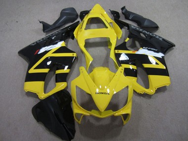 Beste Honda CBR600 F4i Motorrad Verkleidung Kit 2001-2003 - Gelb Glanzendes Schwarz