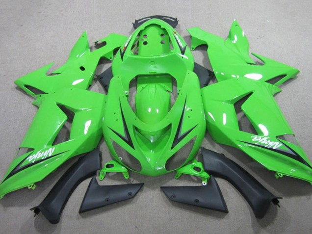 Beste Kawasaki ZX6R Motorrad Verkleidung 2013-2018 - Grun