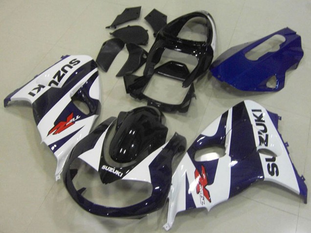 Beste Suzuki TL1000R Motorrad Verkleidung 1998-2003 - Glanzendes Schwarz Weiss Blau Rot