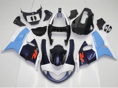 Beste Suzuki TL1000R Motorrad Verkleidung 1998-2003 - Weiss Hellblau Schwarz