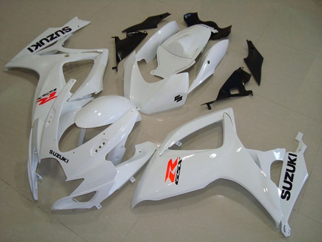Beste Suzuki GSXR 750 Motorrad Verkleidung 2006-2007 - Weiss