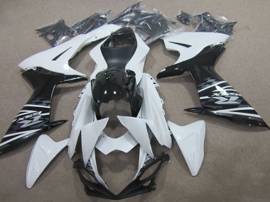 Beste Suzuki GSXR 750 Motorrad Verkleidung 2011-2024 - Weiss Schwarz
