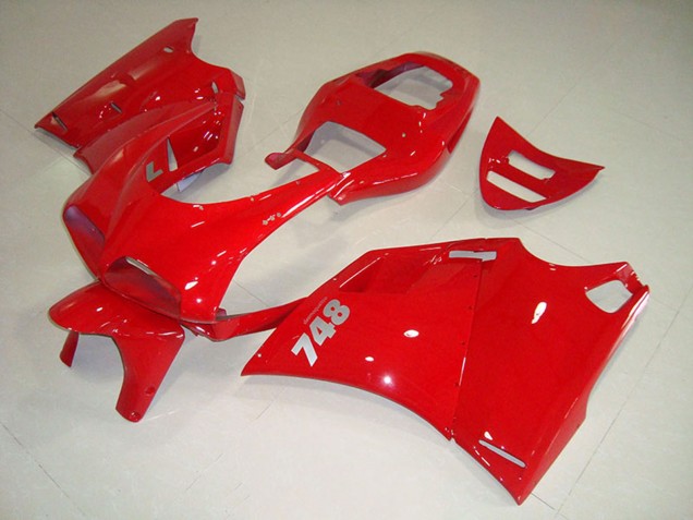 Beste Ducati 748 Motorrad Verkleidung 1993-2005 - Rot