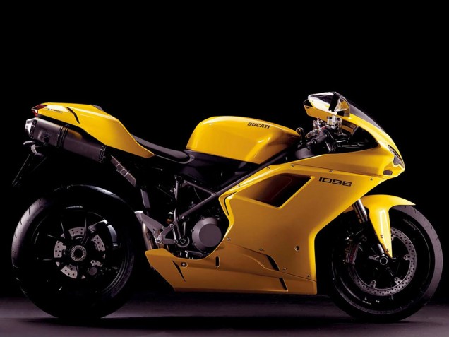 Beste Ducati 1098 Motorrad Verkleidung 2007-2014 - Gelb