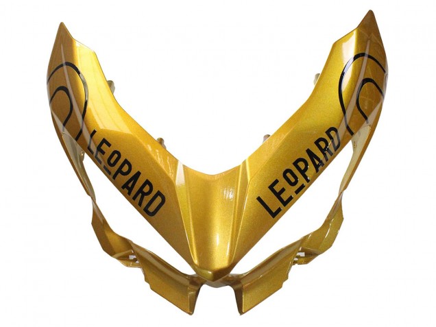 Beste Kawasaki EX400 Motorrad Verkleidung 2018-2024 - Gold Glanzendes Schwarz