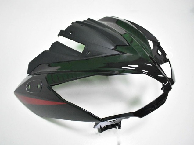 Beste Kawasaki EX650 Motorrad Verkleidung 2012-2016 - Rot Glanzendes Schwarz