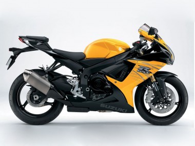 Beste Suzuki GSXR 600/750 Motorrad Verkleidung 2011-2024 - Gelb