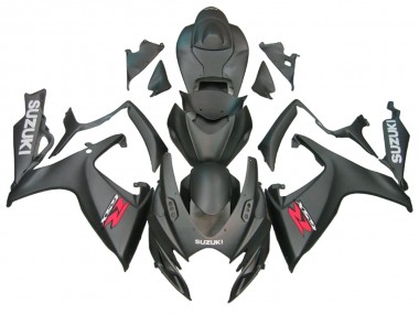 Beste Suzuki GSXR 600/750 Motorrad Verkleidung 2006-2007 - Matt Schwarz