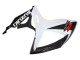 Beste Suzuki GSXR 600/750 Motorrad Verkleidung 2006-2007 - Schwarz Weiss Carbonfaser Stil