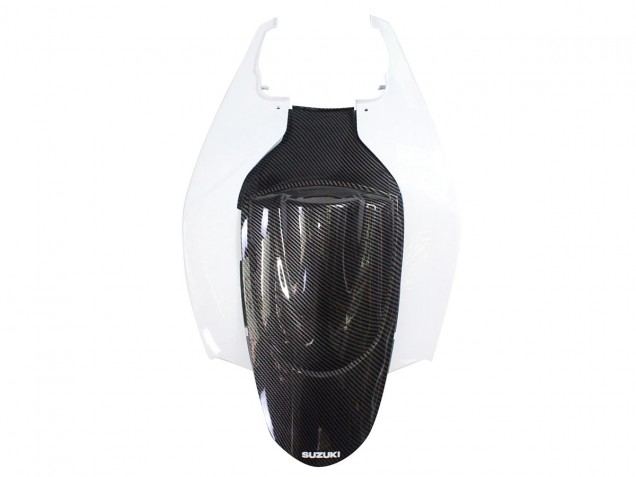 Beste Suzuki GSXR 600/750 Motorrad Verkleidung 2006-2007 - Schwarz Weiss Carbonfaser Stil