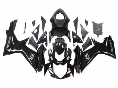 Beste Suzuki GSXR 600/750 Motorrad Verkleidung 2011-2024 - Glanzendes Schwarz