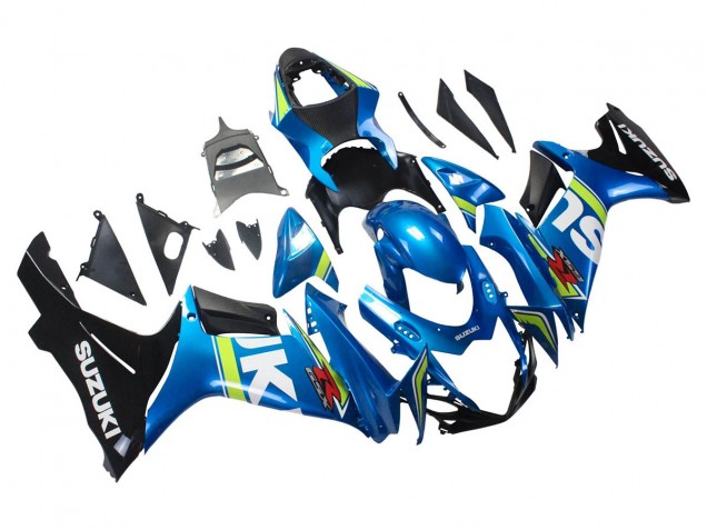 Beste Suzuki GSXR 600/750 Motorrad Verkleidung 2011-2024 - Blau Weiss Grun Schwarz