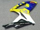 Beste Suzuki GSXR 600/750 Motorrad Verkleidung 2006-2007 - Weiss Blau Gelb Corona Alstare