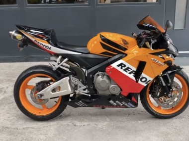 Beste Honda CBR600RR Motorrad Verkleidung 2005-2006 - Schwarz Orange Weiss Rot Repsol