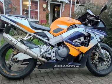 Beste Honda CBR900RR 929RR Motorrad Verkleidung 2000-2001 - Silber Orange Blau