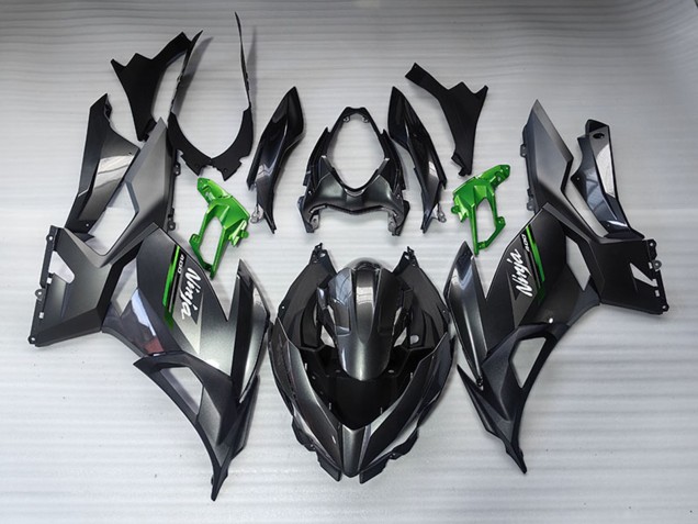 Beste Kawasaki EX400 Motorrad Verkleidung 2018-2024 - Glanzendes Schwarz Matt Schwarz Grun Weiss