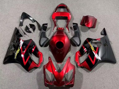 Beste Honda CBR600 F4i Motorrad Verkleidung 2001-2003 - Bonbon Rot Schwarz