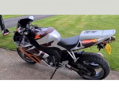 Beste Honda CBR1000RR Motorrad Verkleidung 2006-2007 - Silber Orange