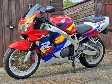 Beste Honda CBR900RR 893 Motorrad Verkleidung 1996-1997 - Weiss Rot Blau Gelb