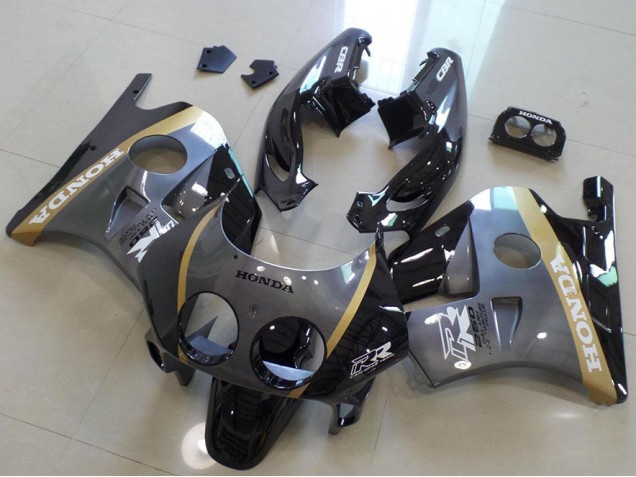 CBR 250 RR MC22 91-98 Motorrad Verkleidungen - Grau Schwarz