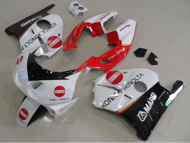 CBR 250 RR MC22 91-98 Motorrad Verkleidungen - Rot Konica