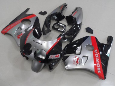 CBR 250 RR MC22 91-98 Motorrad Verkleidungen - Silber Schwarz Rot