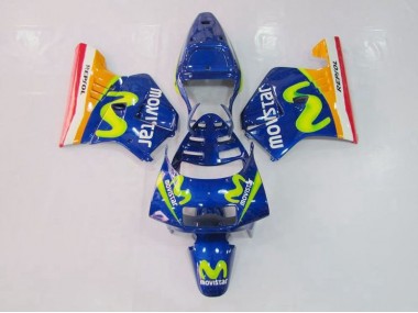 NSR 250 MC28 P4 94-96 Motorrad Verkleidungen - Blau Grün