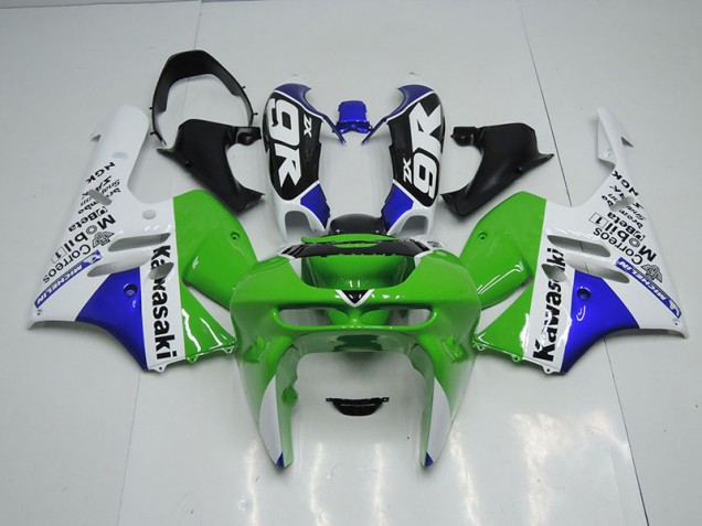ZX9R 94-97 Motorrad Verkleidungen - Grün Weiß